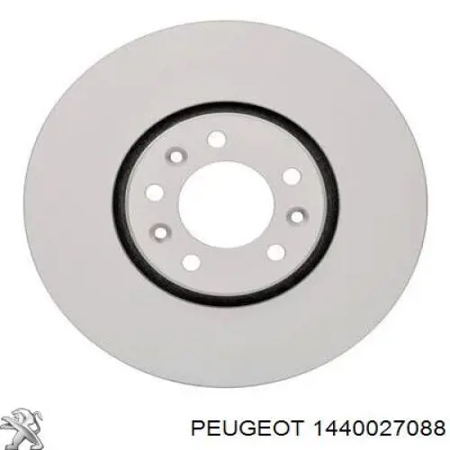 1440027088 Peugeot/Citroen freno de disco delantero