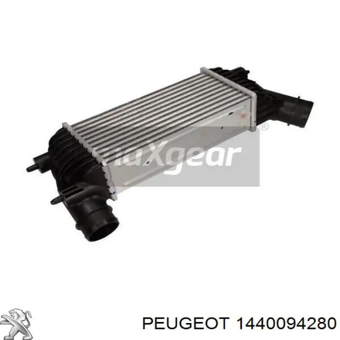 1440094280 Peugeot/Citroen radiador de aire de admisión