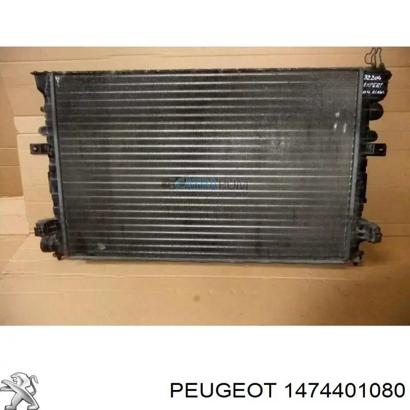 1474401080 Peugeot/Citroen radiador refrigeración del motor