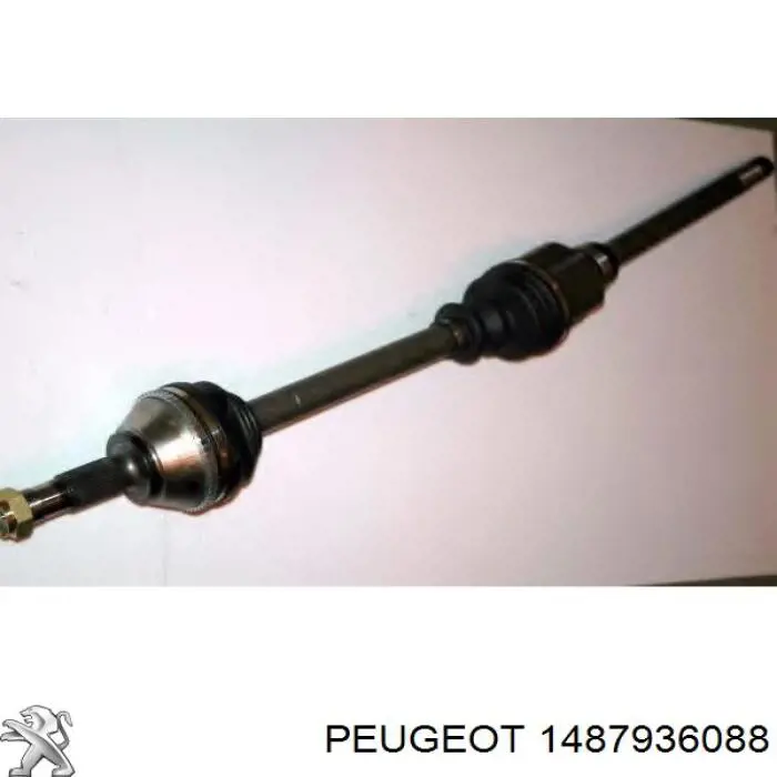 1487936088 Peugeot/Citroen árbol de transmisión delantero derecho