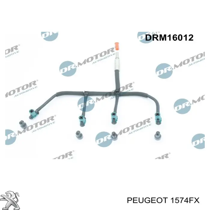  Tubo De Combustible Atras De Las Boquillas para Peugeot 407 6D