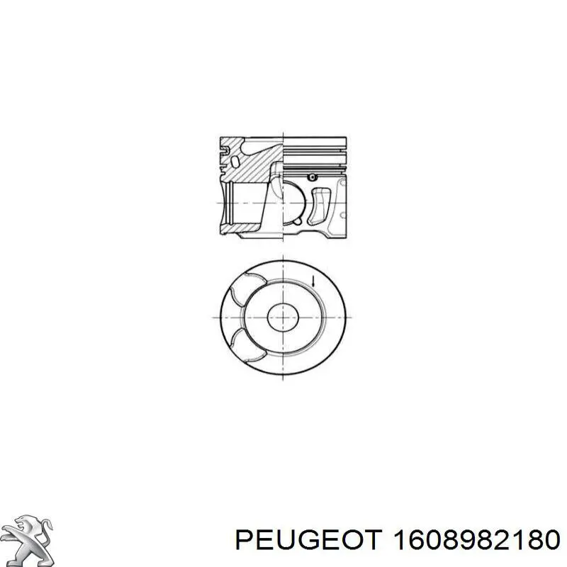  Pistón completo para 1 cilindro, STD para Peugeot 807 E