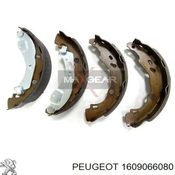 1609066080 Peugeot/Citroen zapatas de frenos de tambor traseras