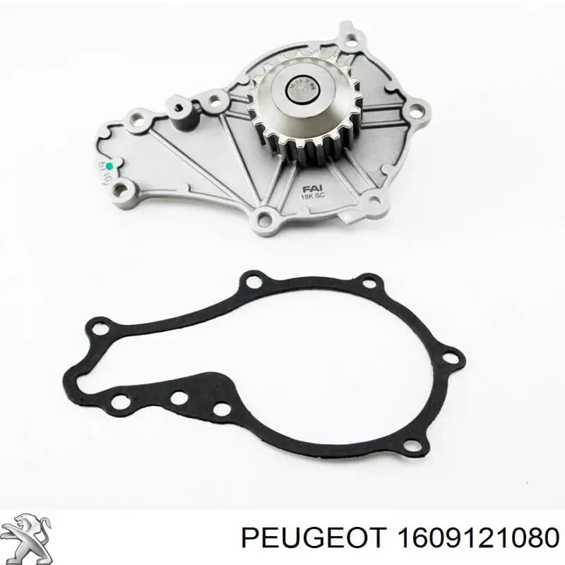 1609121080 Peugeot/Citroen kit correa de distribución