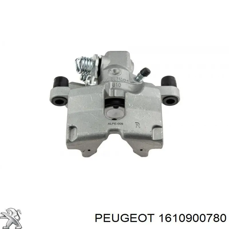 1610900780 Peugeot/Citroen pinza de freno trasero derecho