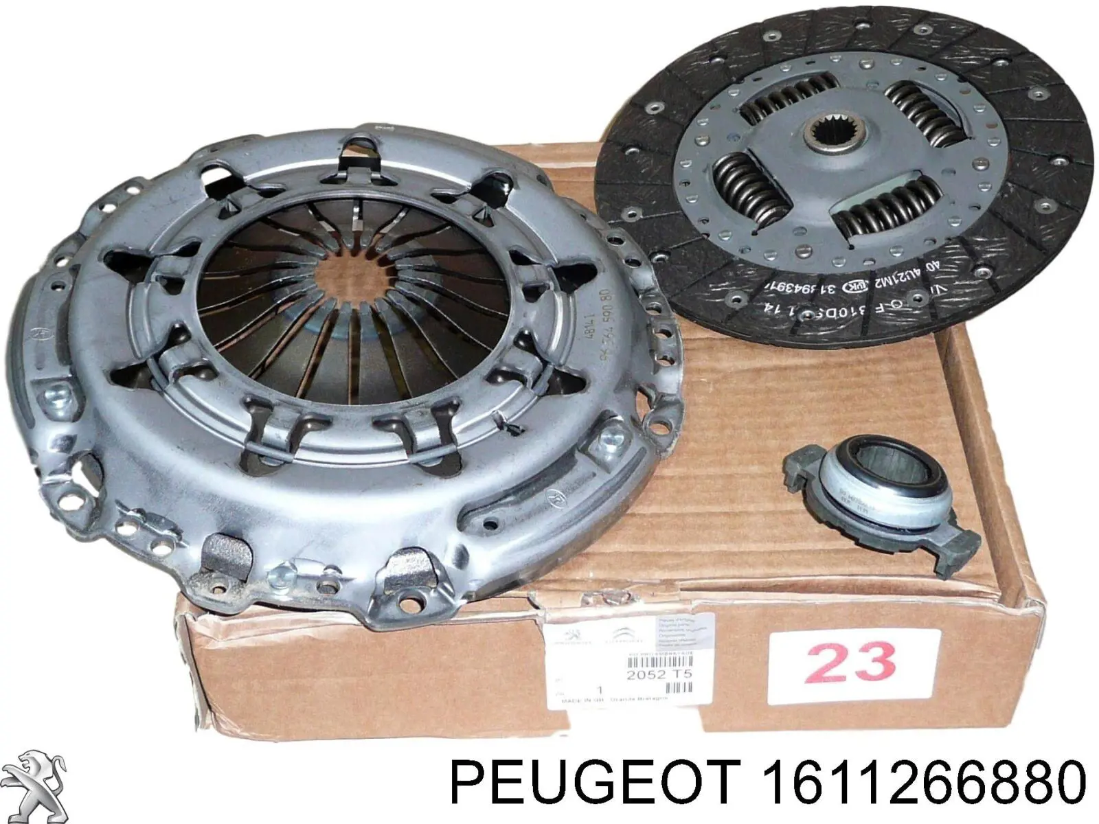 1611266880 Peugeot/Citroen kit de embrague (3 partes)