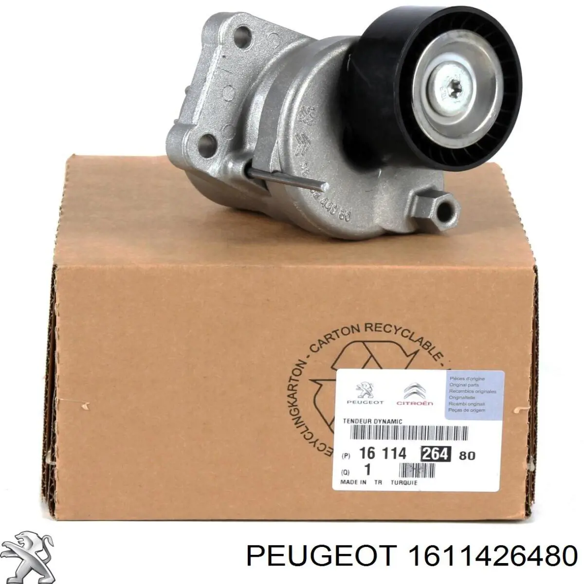 1611426480 Peugeot/Citroen rodillo, correa trapecial poli v