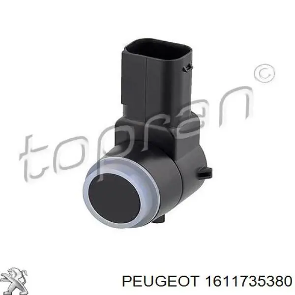 1611735380 Peugeot/Citroen sensor alarma de estacionamiento (packtronic Frontal)