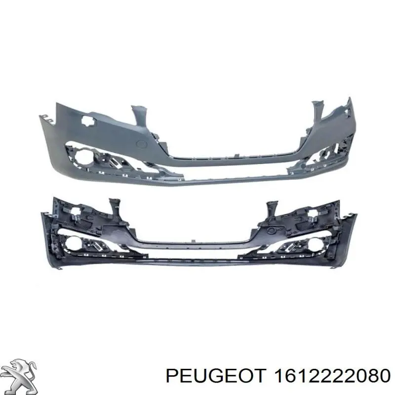 1612222080 Peugeot/Citroen parachoques delantero