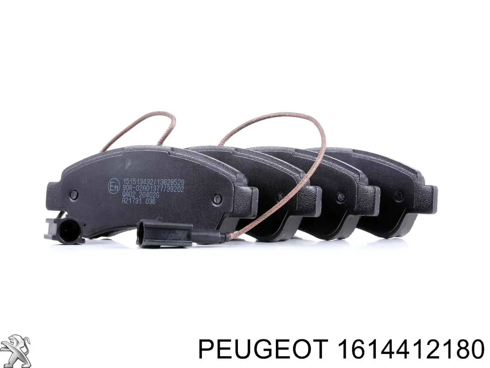 1614412180 Peugeot/Citroen pastillas de freno traseras