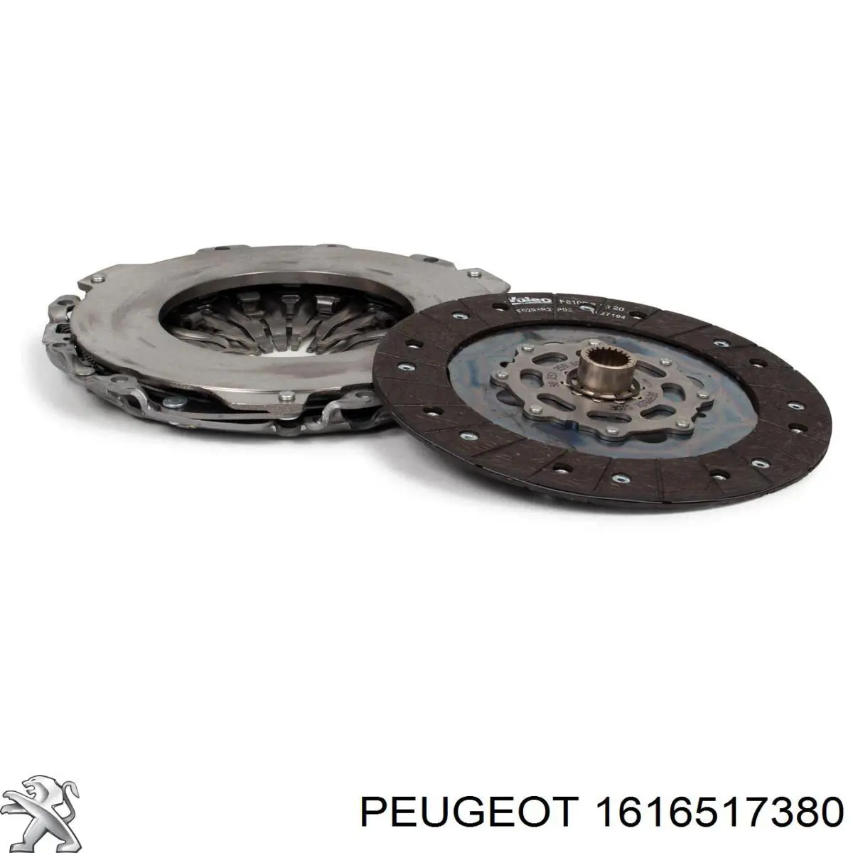 1616517380 Peugeot/Citroen kit de embrague (3 partes)