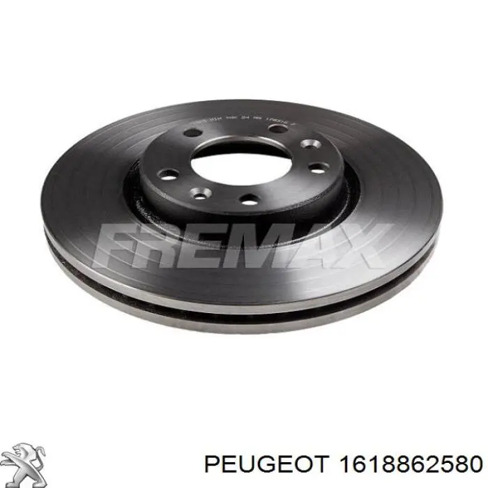 1618862580 Peugeot/Citroen freno de disco delantero