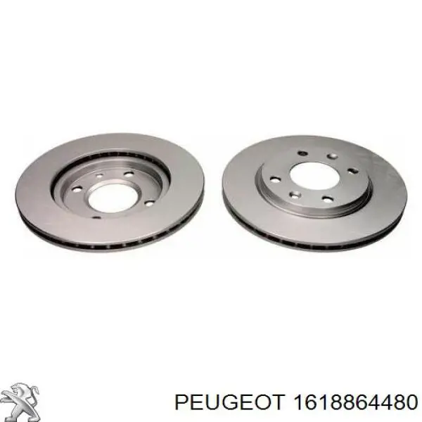 1618864480 Peugeot/Citroen freno de disco delantero