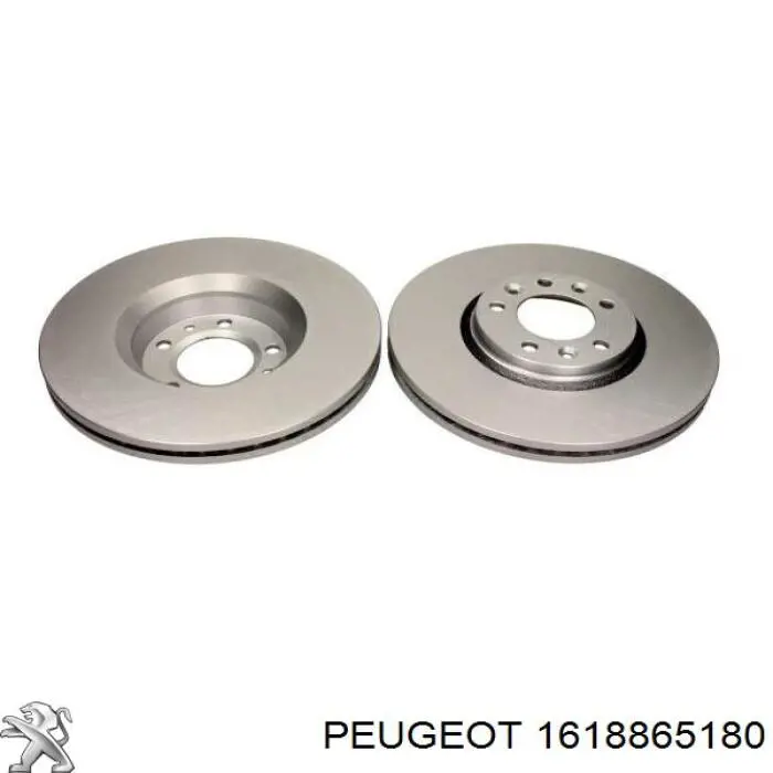 1618865180 Peugeot/Citroen freno de disco delantero