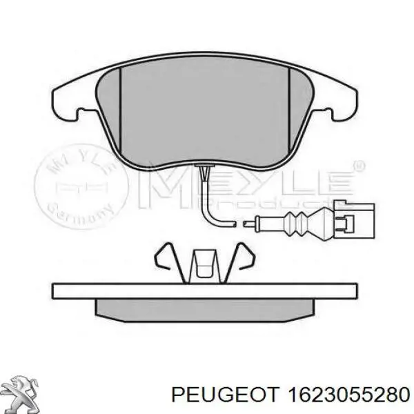 1623055280 Peugeot/Citroen pastillas de freno delanteras