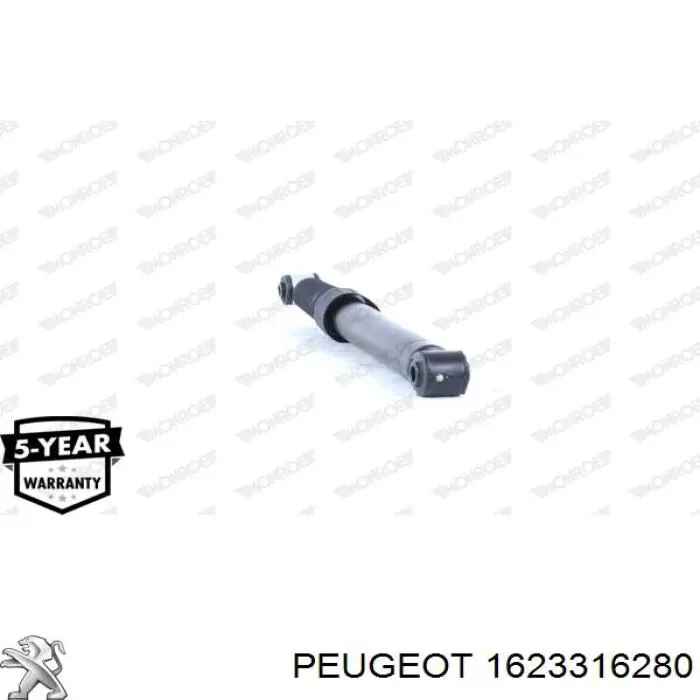 1623316280 Peugeot/Citroen amortiguador trasero