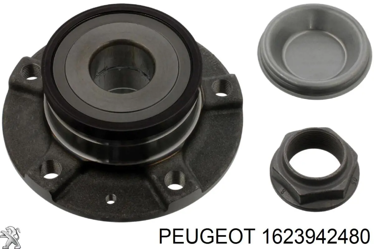 1623942480 Peugeot/Citroen cubo de rueda trasero