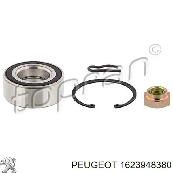 1623948380 Peugeot/Citroen cojinete de rueda delantero