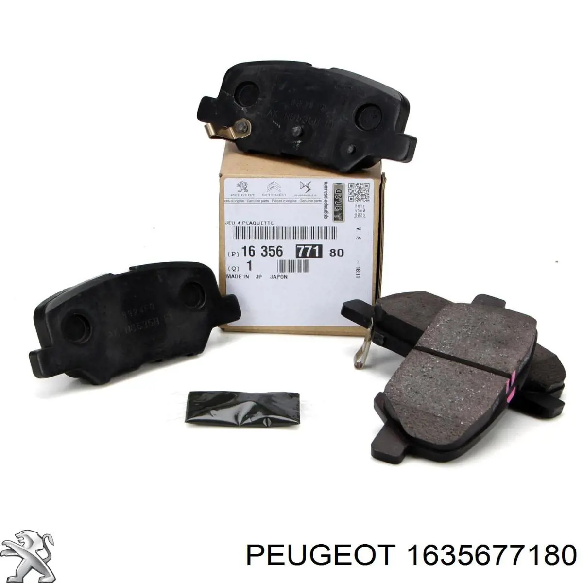 1635677180 Peugeot/Citroen pastillas de freno traseras