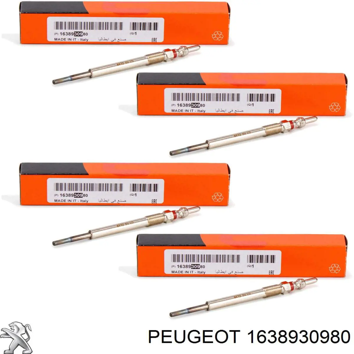 1638930980 Peugeot/Citroen bujía de incandescencia