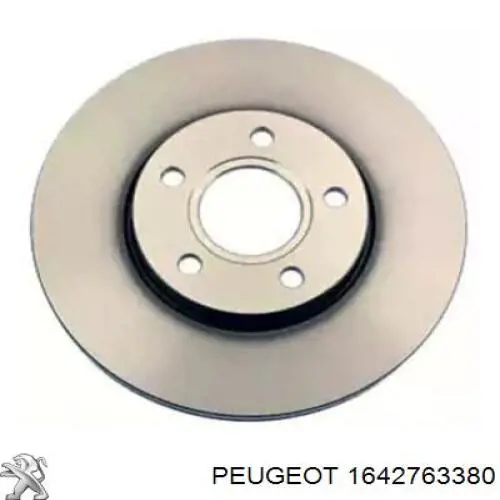 1642763380 Peugeot/Citroen freno de disco delantero