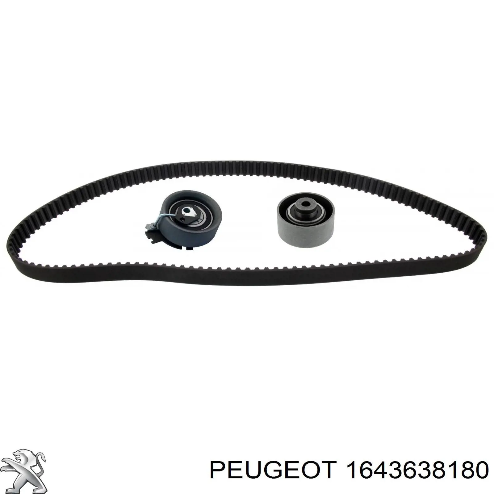 1643638180 Peugeot/Citroen kit correa de distribución