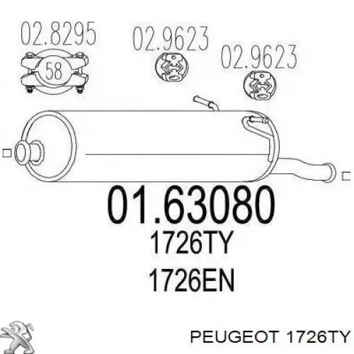 1726TY Peugeot/Citroen 