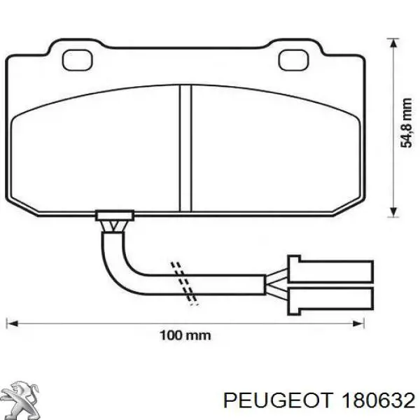 180632 Peugeot/Citroen soporte para taco de motor delantero