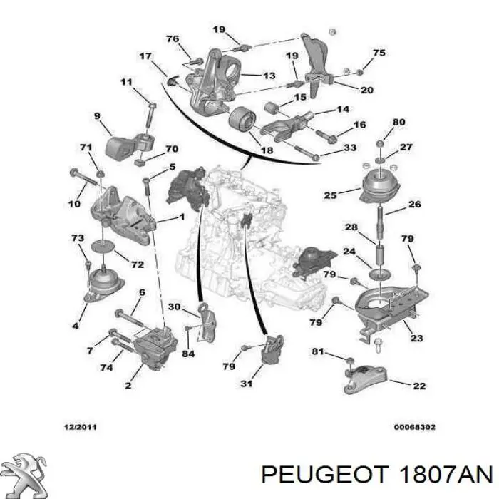 1807AN Peugeot/Citroen 