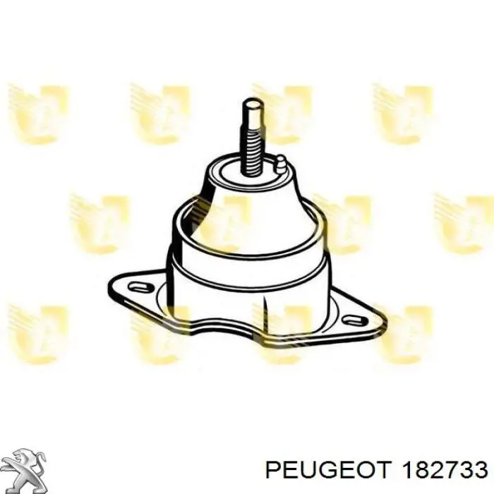 182733 Peugeot/Citroen soporte, motor, derecho inferior