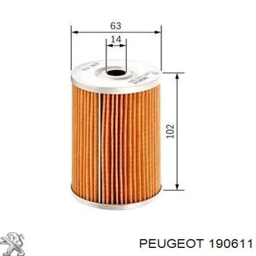 190611 Peugeot/Citroen filtro combustible