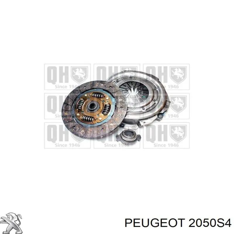 2050S4 Peugeot/Citroen kit de embrague (3 partes)