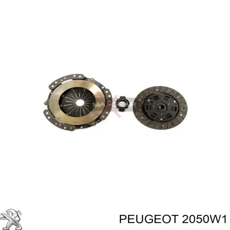 2050W1 Peugeot/Citroen kit de embrague (3 partes)