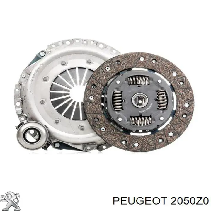 2050Z0 Peugeot/Citroen kit de embrague (3 partes)