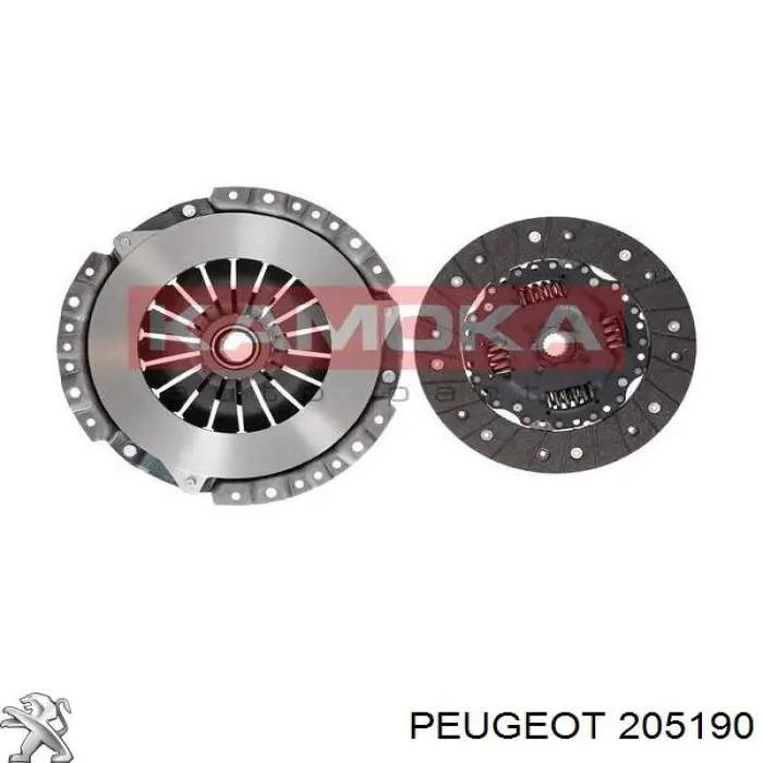 205190 Peugeot/Citroen kit de embrague (3 partes)