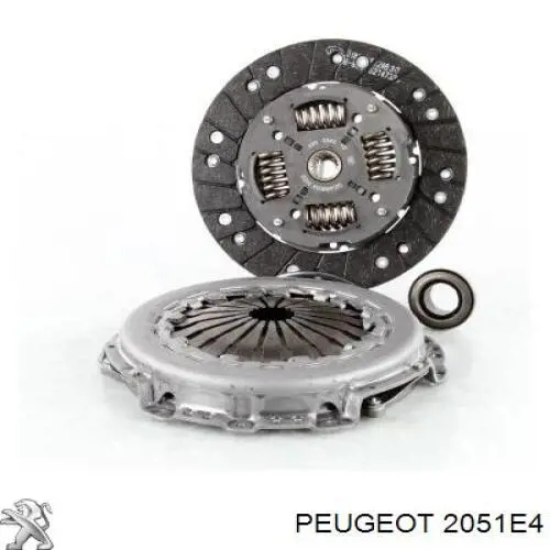 2051E4 Peugeot/Citroen kit de embrague (3 partes)