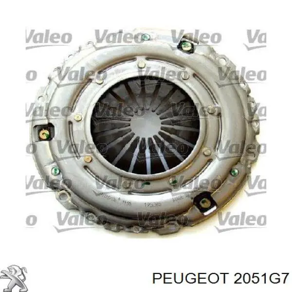 2051G7 Peugeot/Citroen kit de embrague (3 partes)