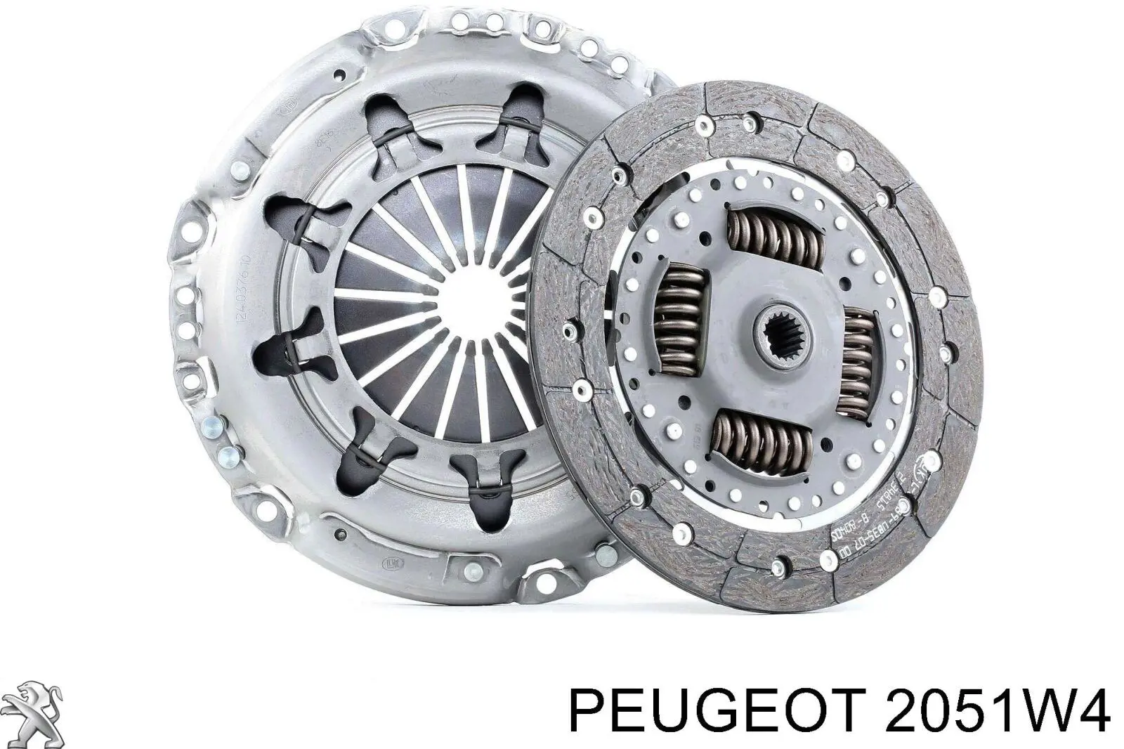 2051W4 Peugeot/Citroen kit de embrague (3 partes)