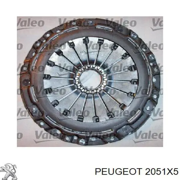 2051X5 Peugeot/Citroen kit de embrague (3 partes)