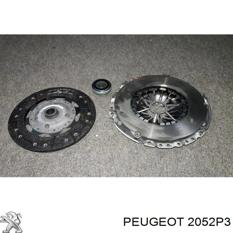 2052P3 Peugeot/Citroen kit de embrague (3 partes)