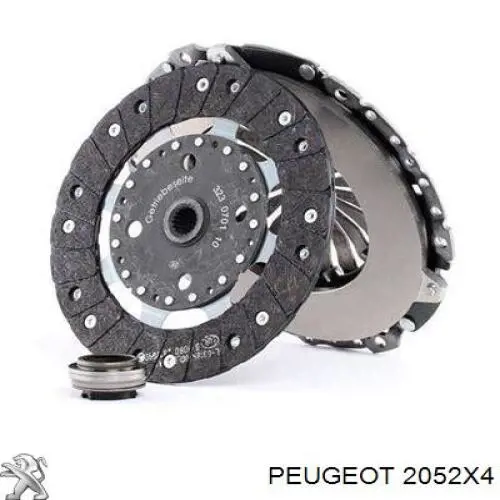 2052X4 Peugeot/Citroen kit de embrague (3 partes)