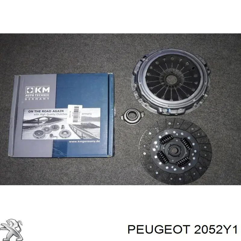 2052Y1 Peugeot/Citroen kit de embrague (3 partes)