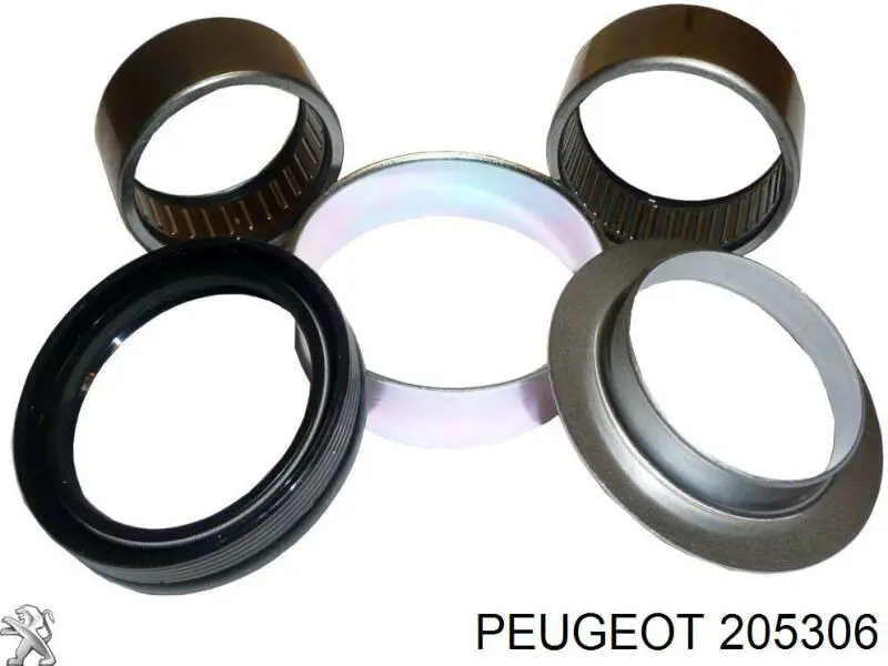 205306 Peugeot/Citroen kit de embrague (3 partes)