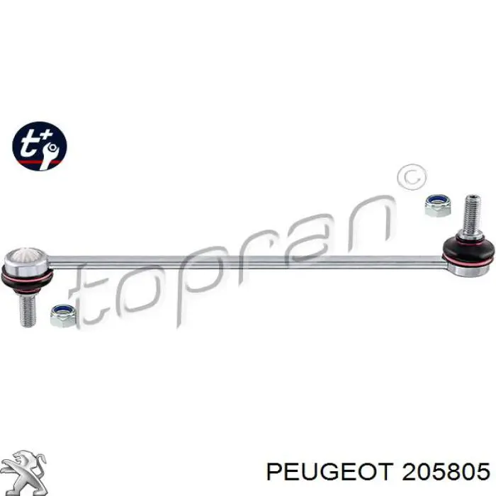 205805 Peugeot/Citroen kit de embrague (3 partes)