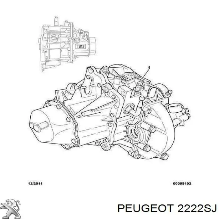 2222SJ Peugeot/Citroen 