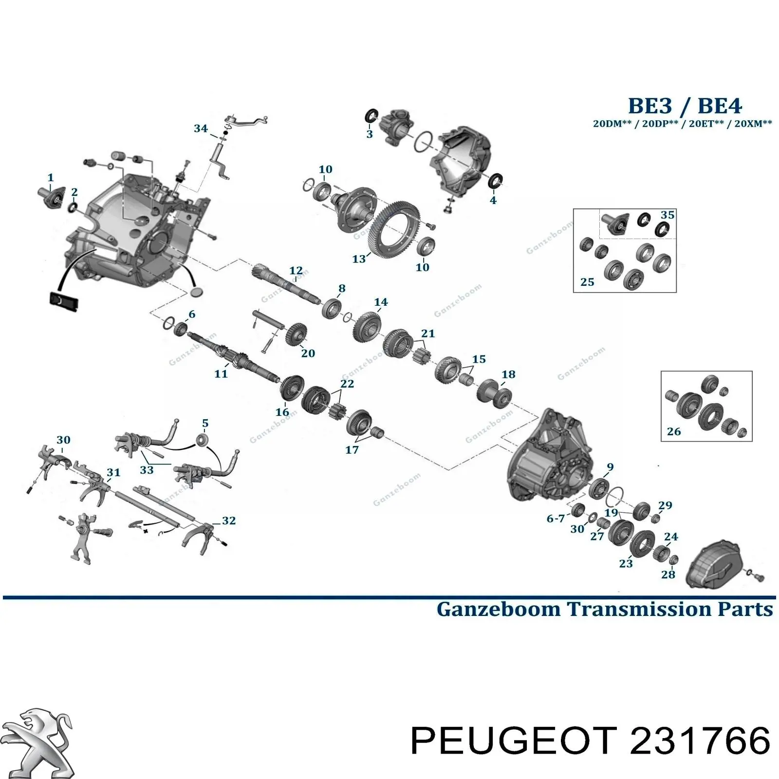  Cojinete Del Eje De Salida De La Caja De Engranaje para Fiat Ulysse 220