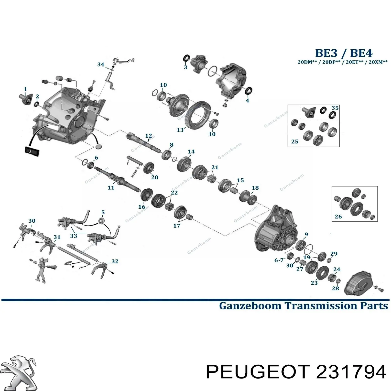 231794 Peugeot/Citroen 