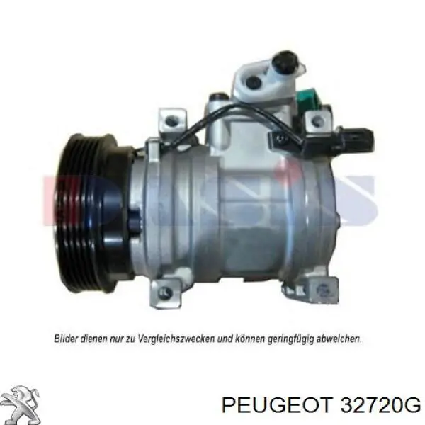 32720G Peugeot/Citroen árbol de transmisión delantero izquierdo