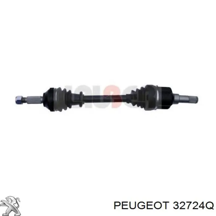 32724Q Peugeot/Citroen árbol de transmisión delantero izquierdo