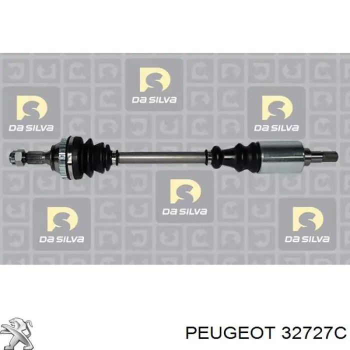 32727C Peugeot/Citroen árbol de transmisión delantero izquierdo